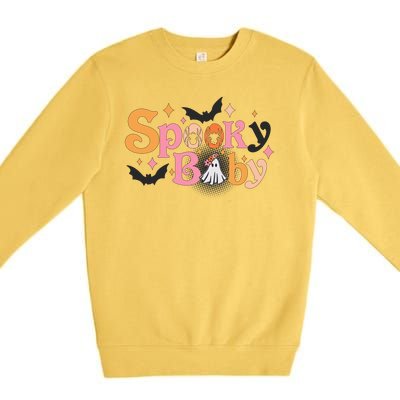 Funny Cute Halloween Spooky Baby Premium Crewneck Sweatshirt