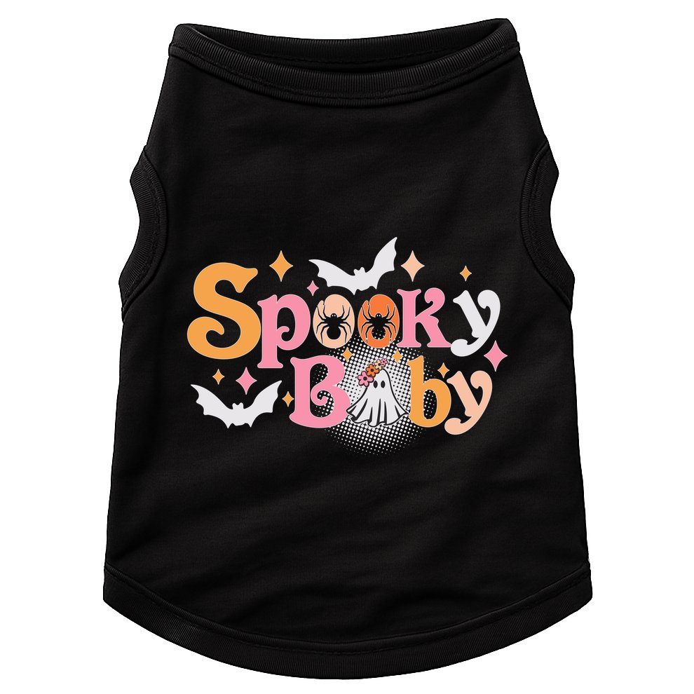 Funny Cute Halloween Spooky Baby Doggie Tank