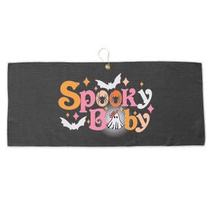 Funny Cute Halloween Spooky Baby Large Microfiber Waffle Golf Towel