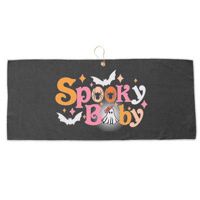 Funny Cute Halloween Spooky Baby Large Microfiber Waffle Golf Towel