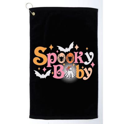 Funny Cute Halloween Spooky Baby Platinum Collection Golf Towel