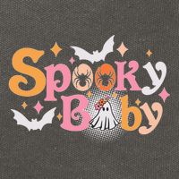 Funny Cute Halloween Spooky Baby Cotton Canvas Backpack