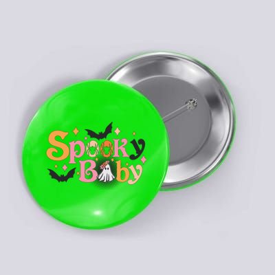 Funny Cute Halloween Spooky Baby Button