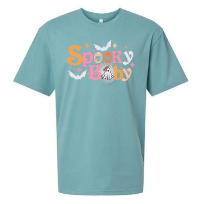 Funny Cute Halloween Spooky Baby Sueded Cloud Jersey T-Shirt