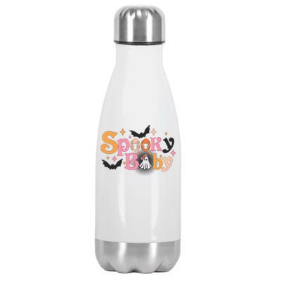 Funny Cute Halloween Spooky Baby Stainless Steel Insulated Water Bottle