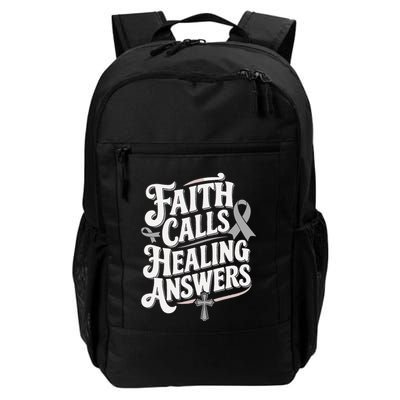 Faith Calls Healing Answers Asthma Awareness Daily Commute Backpack