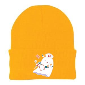 Funny Cute Halloween Nurse Ghost Knit Cap Winter Beanie