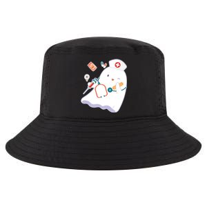 Funny Cute Halloween Nurse Ghost Cool Comfort Performance Bucket Hat