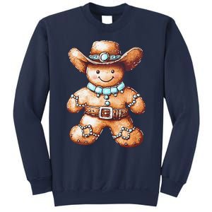 Funny Cowboy Howdy Gingerbread Christmas Holiday Sweatshirt