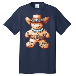 Funny Cowboy Howdy Gingerbread Christmas Holiday Tall T-Shirt