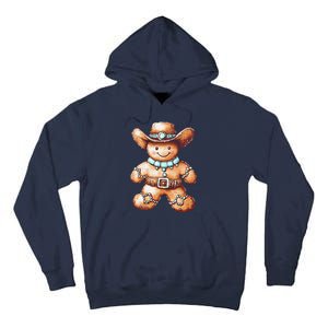 Funny Cowboy Howdy Gingerbread Christmas Holiday Tall Hoodie