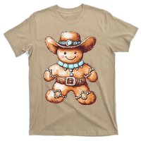 Funny Cowboy Howdy Gingerbread Christmas Holiday T-Shirt