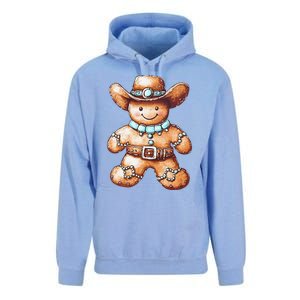 Funny Cowboy Howdy Gingerbread Christmas Holiday Unisex Surf Hoodie