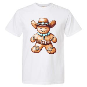 Funny Cowboy Howdy Gingerbread Christmas Holiday Garment-Dyed Heavyweight T-Shirt