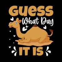 Funny Camel Hump Day Guess What Day Is It Button