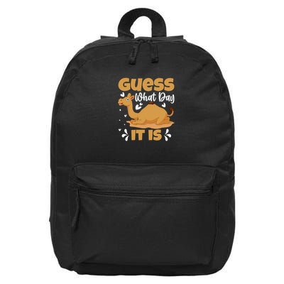 Funny Camel Hump Day Guess What Day Is It 16 in Basic Backpack