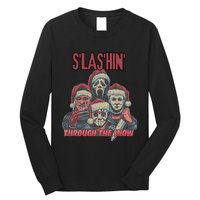 Funny Christmas Horror Characters Ugly Christmas Sweater Long Sleeve Shirt