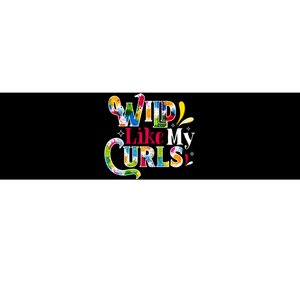 Funny Curly Hair Leopard Wild Like My Curls Gift Bumper Sticker