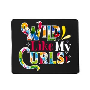 Funny Curly Hair Leopard Wild Like My Curls Gift Mousepad