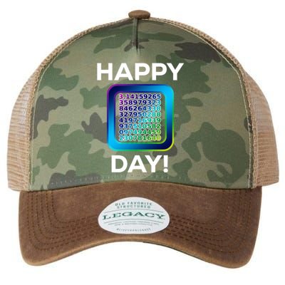 Funny Cute Happy Pi Day Celebration Math Numbers Fun Great Gift Legacy Tie Dye Trucker Hat