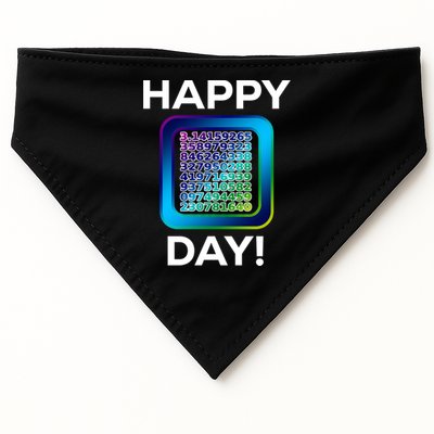 Funny Cute Happy Pi Day Celebration Math Numbers Fun Great Gift USA-Made Doggie Bandana