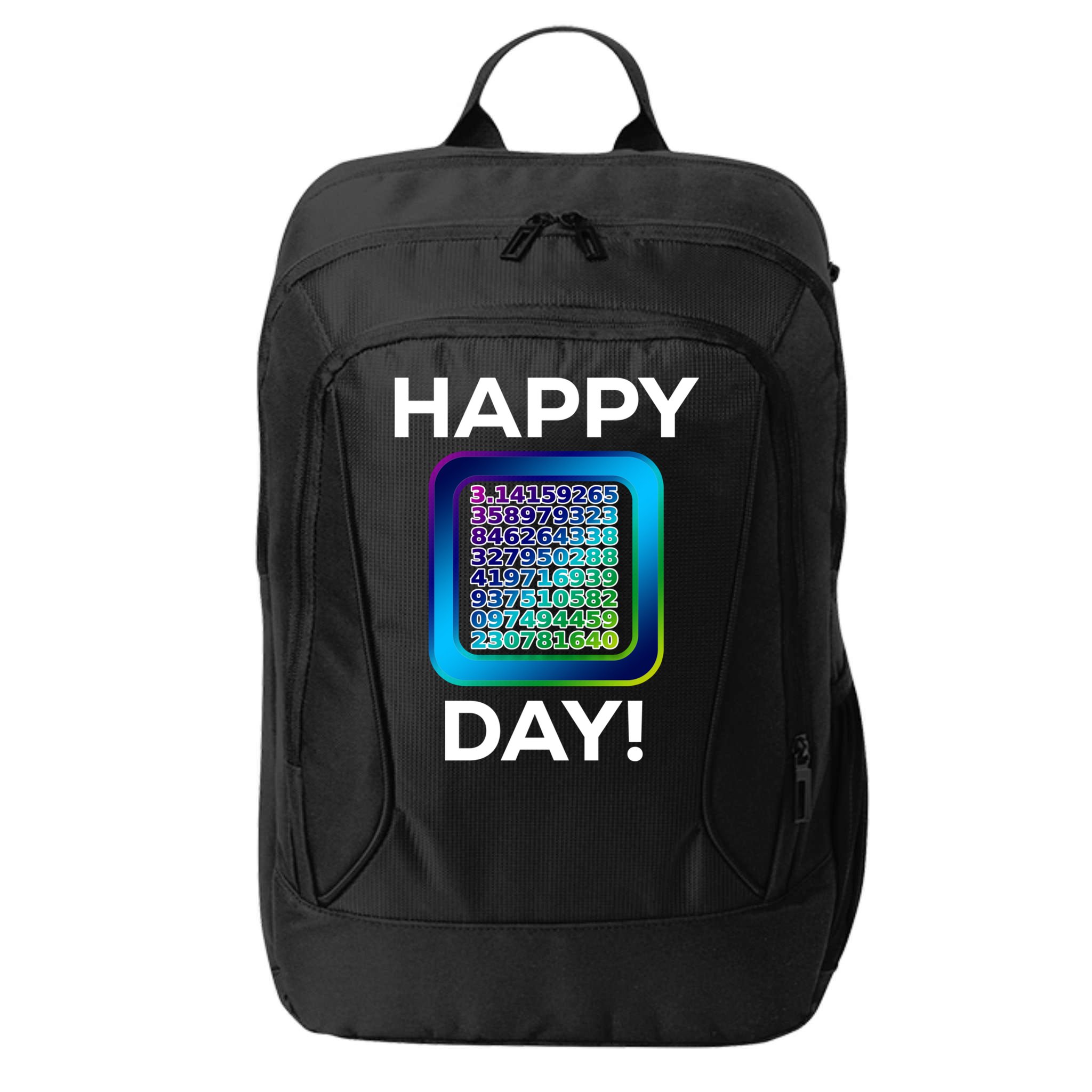 Funny Cute Happy Pi Day Celebration Math Numbers Fun Great Gift City Backpack