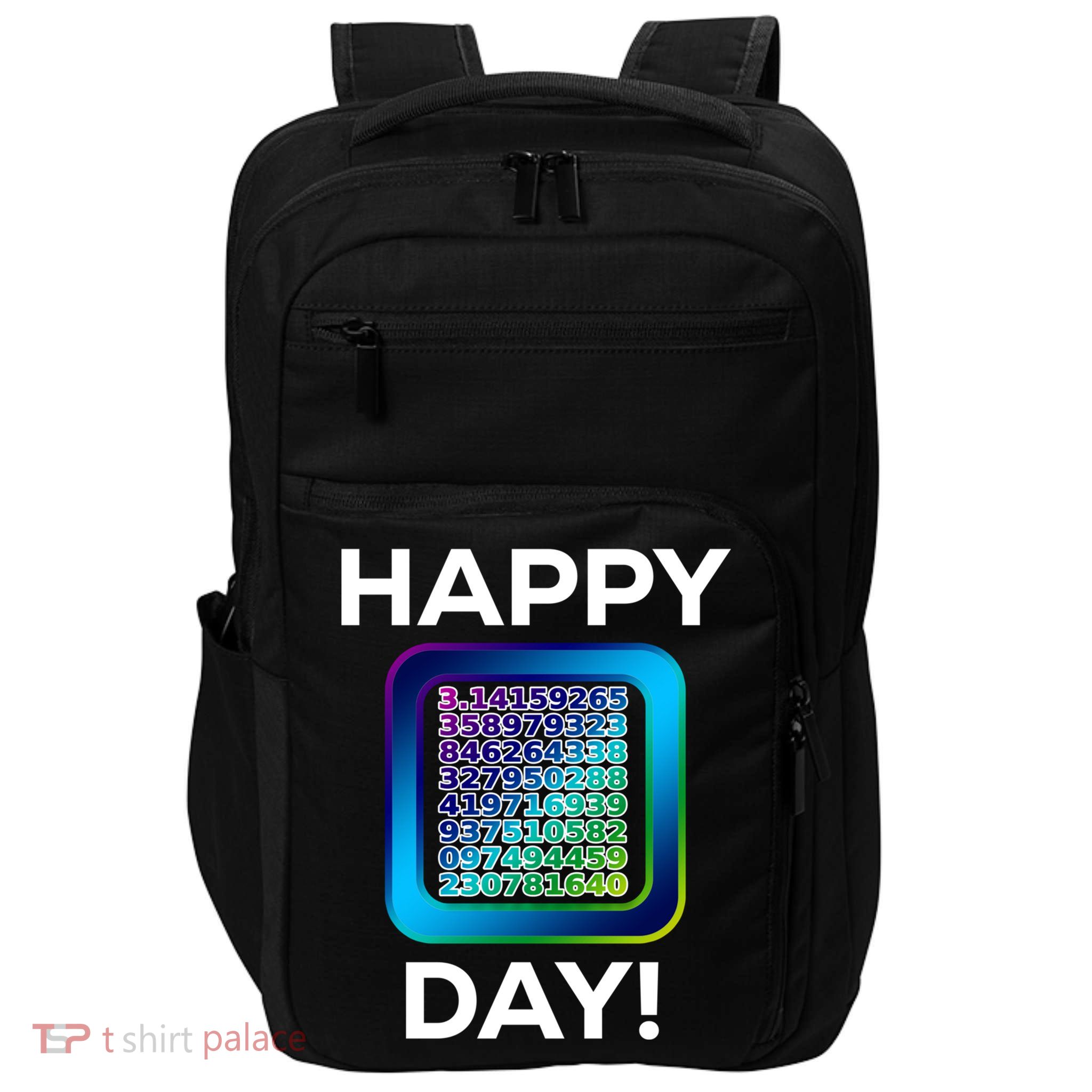 Funny Cute Happy Pi Day Celebration Math Numbers Fun Great Gift Impact Tech Backpack