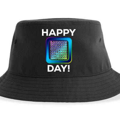 Funny Cute Happy Pi Day Celebration Math Numbers Fun Great Gift Sustainable Bucket Hat
