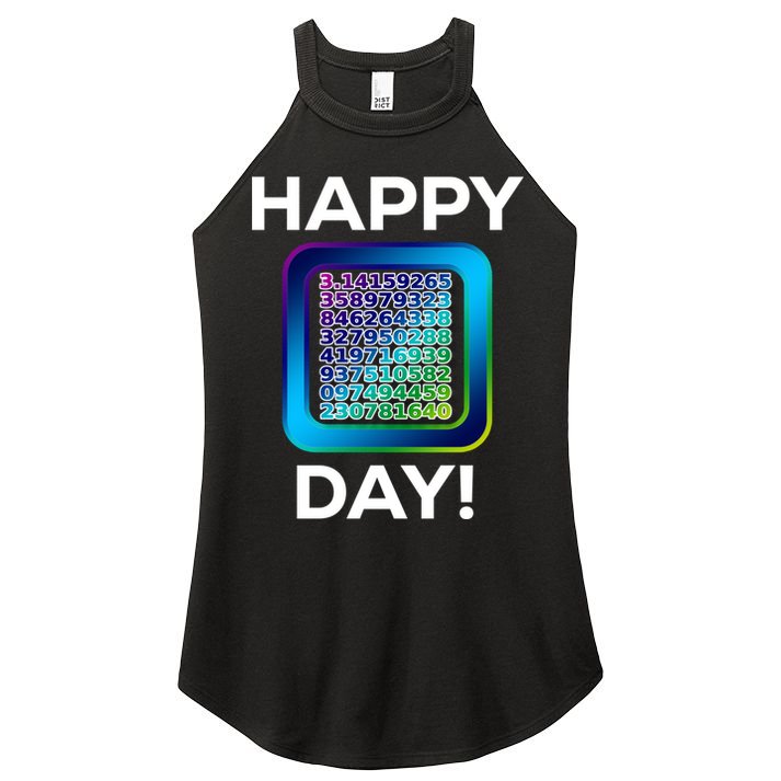 Funny Cute Happy Pi Day Celebration Math Numbers Fun Great Gift Women's Perfect Tri Rocker Tank