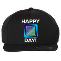 Funny Cute Happy Pi Day Celebration Math Numbers Fun Great Gift Wool Snapback Cap