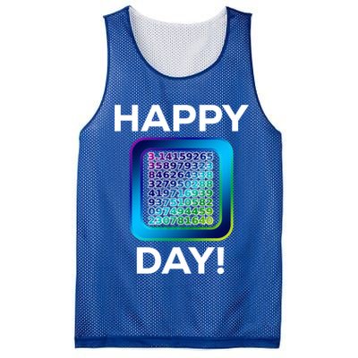 Funny Cute Happy Pi Day Celebration Math Numbers Fun Great Gift Mesh Reversible Basketball Jersey Tank