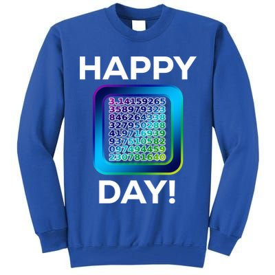 Funny Cute Happy Pi Day Celebration Math Numbers Fun Great Gift Tall Sweatshirt