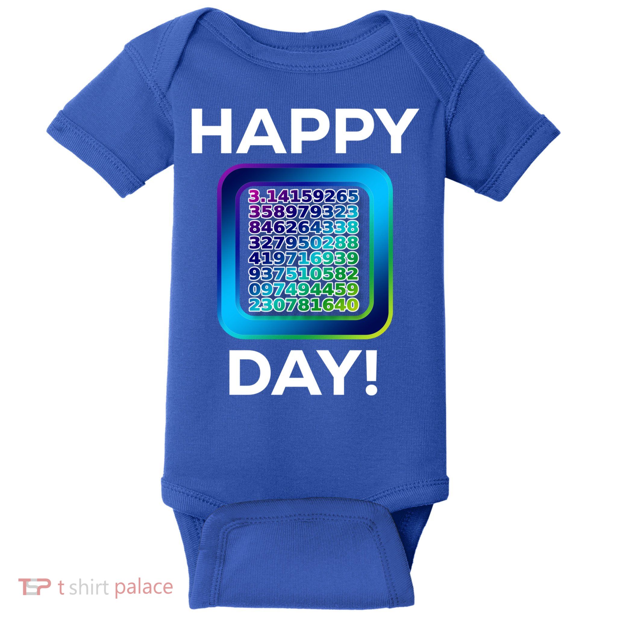 Funny Cute Happy Pi Day Celebration Math Numbers Fun Great Gift Baby Bodysuit