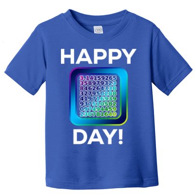 Funny Cute Happy Pi Day Celebration Math Numbers Fun Great Gift Toddler T-Shirt