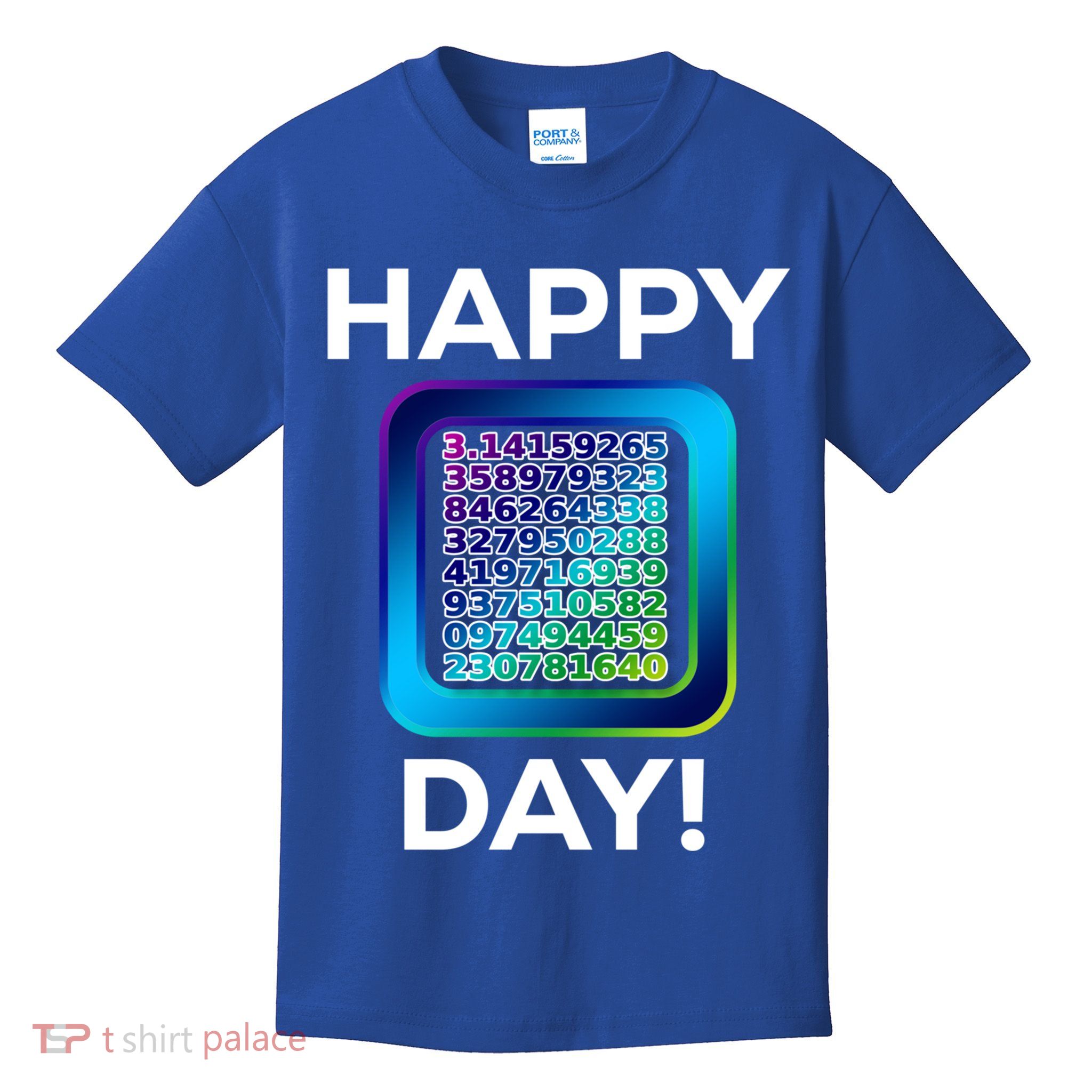Funny Cute Happy Pi Day Celebration Math Numbers Fun Great Gift Kids T-Shirt