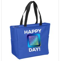 Funny Cute Happy Pi Day Celebration Math Numbers Fun Great Gift Zip Tote Bag