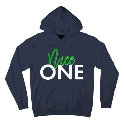 Funny Christmas Holiday Matching Shirt Nice One Hoodie