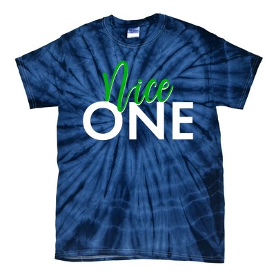 Funny Christmas Holiday Matching Shirt Nice One Tie-Dye T-Shirt