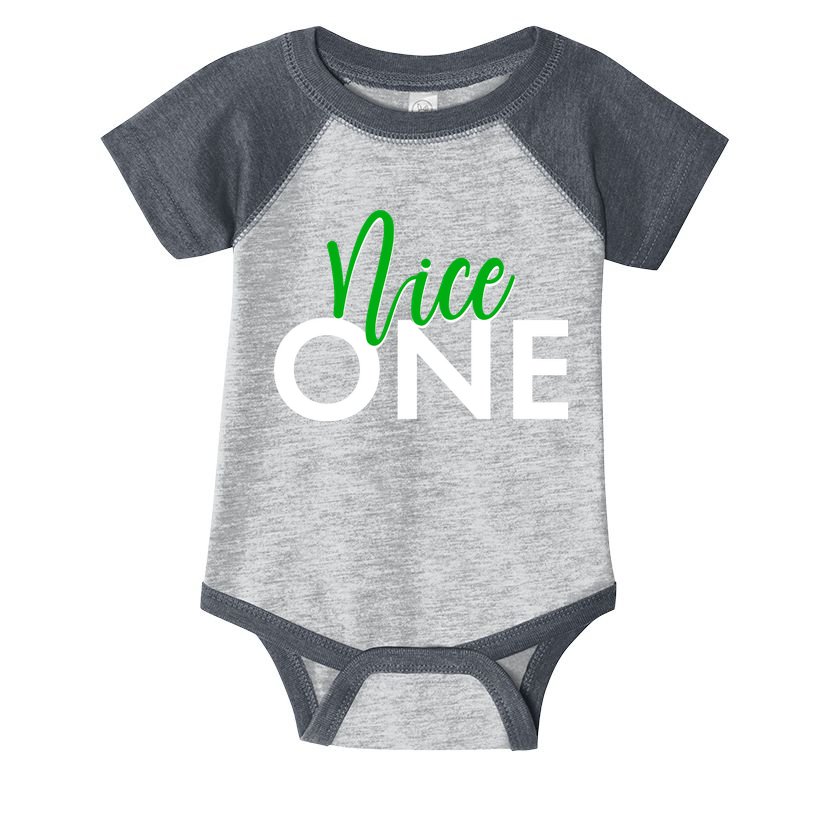 Funny Christmas Holiday Matching Shirt Nice One Infant Baby Jersey Bodysuit