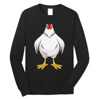 Funny Chicken Hen Body Costume Gift Long Sleeve Shirt