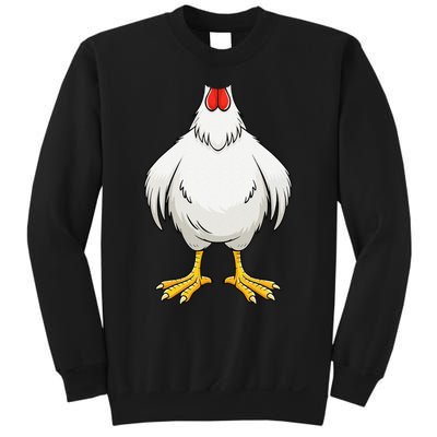 Funny Chicken Hen Body Costume Gift Sweatshirt