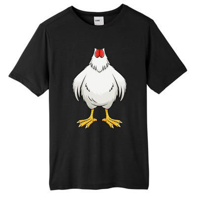 Funny Chicken Hen Body Costume Gift Tall Fusion ChromaSoft Performance T-Shirt