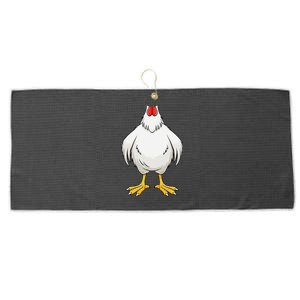 Funny Chicken Hen Body Costume Gift Large Microfiber Waffle Golf Towel