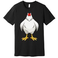 Funny Chicken Hen Body Costume Gift Premium T-Shirt