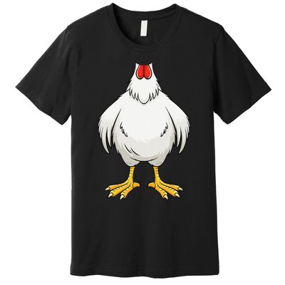 Funny Chicken Hen Body Costume Gift Premium T-Shirt