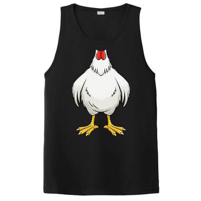 Funny Chicken Hen Body Costume Gift PosiCharge Competitor Tank