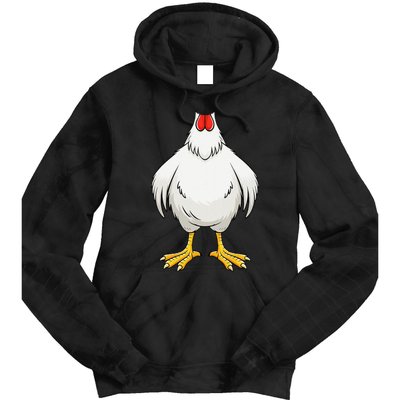 Funny Chicken Hen Body Costume Gift Tie Dye Hoodie