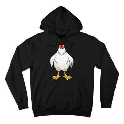 Funny Chicken Hen Body Costume Gift Tall Hoodie