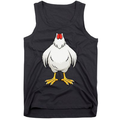 Funny Chicken Hen Body Costume Gift Tank Top