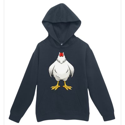 Funny Chicken Hen Body Costume Gift Urban Pullover Hoodie